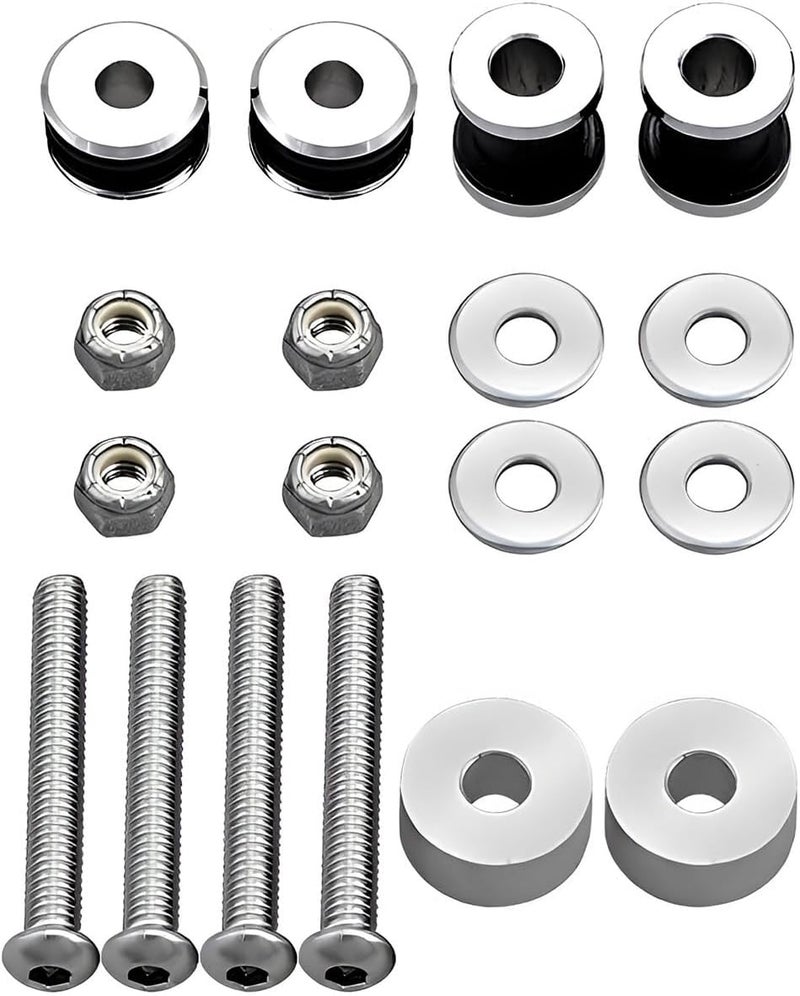 KASIMT Quick Release Luggage Rack Sissy Bar Docking Hardware Kit Fits for Harley DavidsonTouring FLSTC FXSTSB FXSTS FXSTC FLSTF FXST FXSTB FLSTN 1984-2020 - Image 4